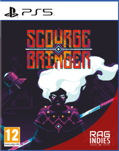Scourge Bringer box art for Playstation 5